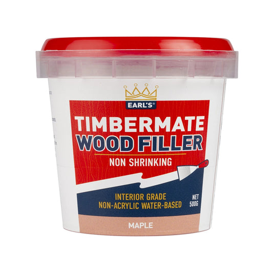 Timbermate 500g Maple Wood Filler, Water-Based, Stainable, Multi-Purpose, Indoor Use