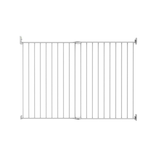 Perma Child Safety White Extra Tall & Wide Swing Gate, Adjustable 82-142cm, No Trip Hazard