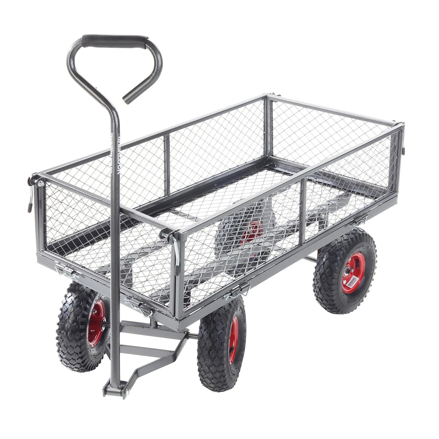 Sherlock 105L Steel Mesh Cart, 200kg Capacity, Durable, Versatile, Pneumatic Wheels