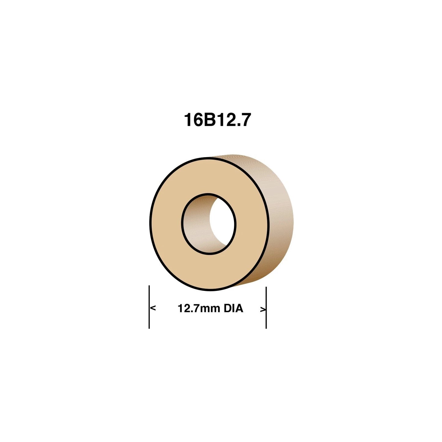 Ultra 12.7mm Replacement Bearing Router Bit, Universal Compatibility, Durable Metal