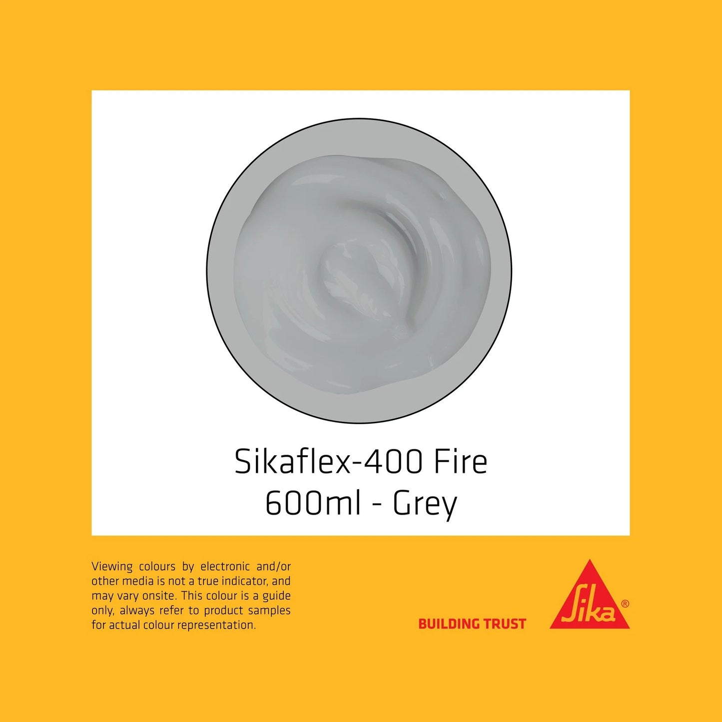 Sikaflex 600ml Grey Fire-Rated Polyurethane Sealan