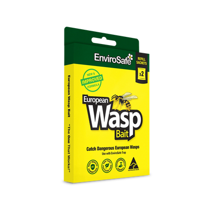Envirosafe European Wasp Bait Refill 2 Pack - Fast-Acting, Non-Toxic, Outdoor Use