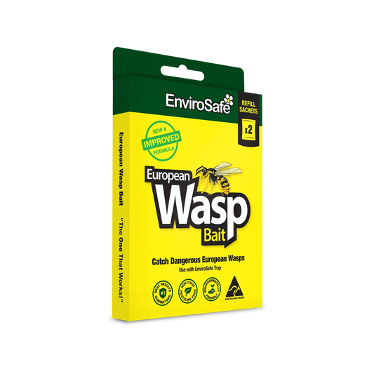Envirosafe European Wasp Bait Refill 2 Pack - Fast-Acting, Non-Toxic, Outdoor Use