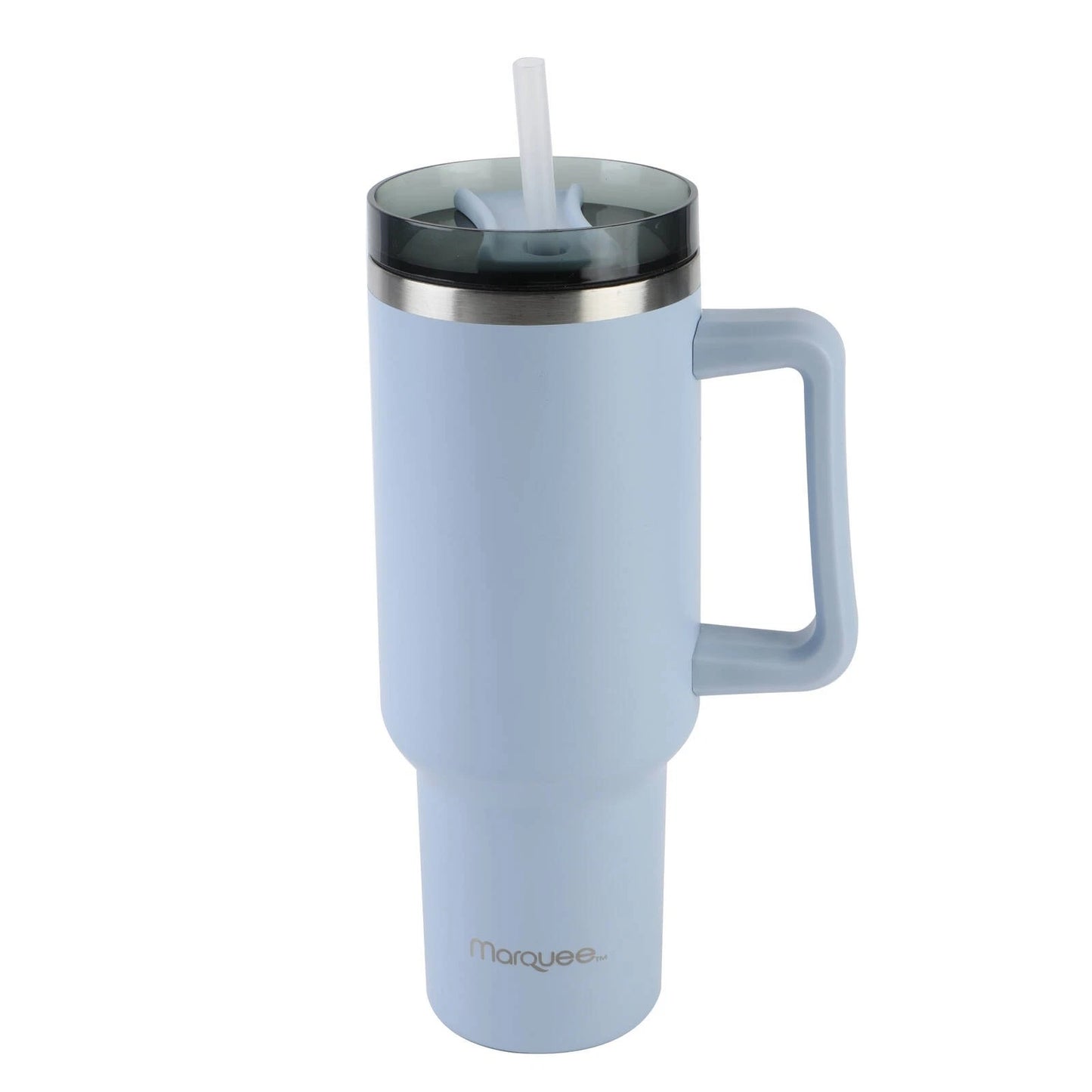 Marquee 1.2L Blue Tumbler with Handle, Spill Proof Lid, Double Wall Insulation, BPA Free