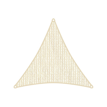 Coolaroo Triangle Seashell Shade Sail 3.6m - HeatShield, UV Protection, Durable HDPE