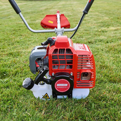 Morrison Straight Shaft Brushcutter 42.7cc, 415mm Cutting Width, Dual Ring Piston