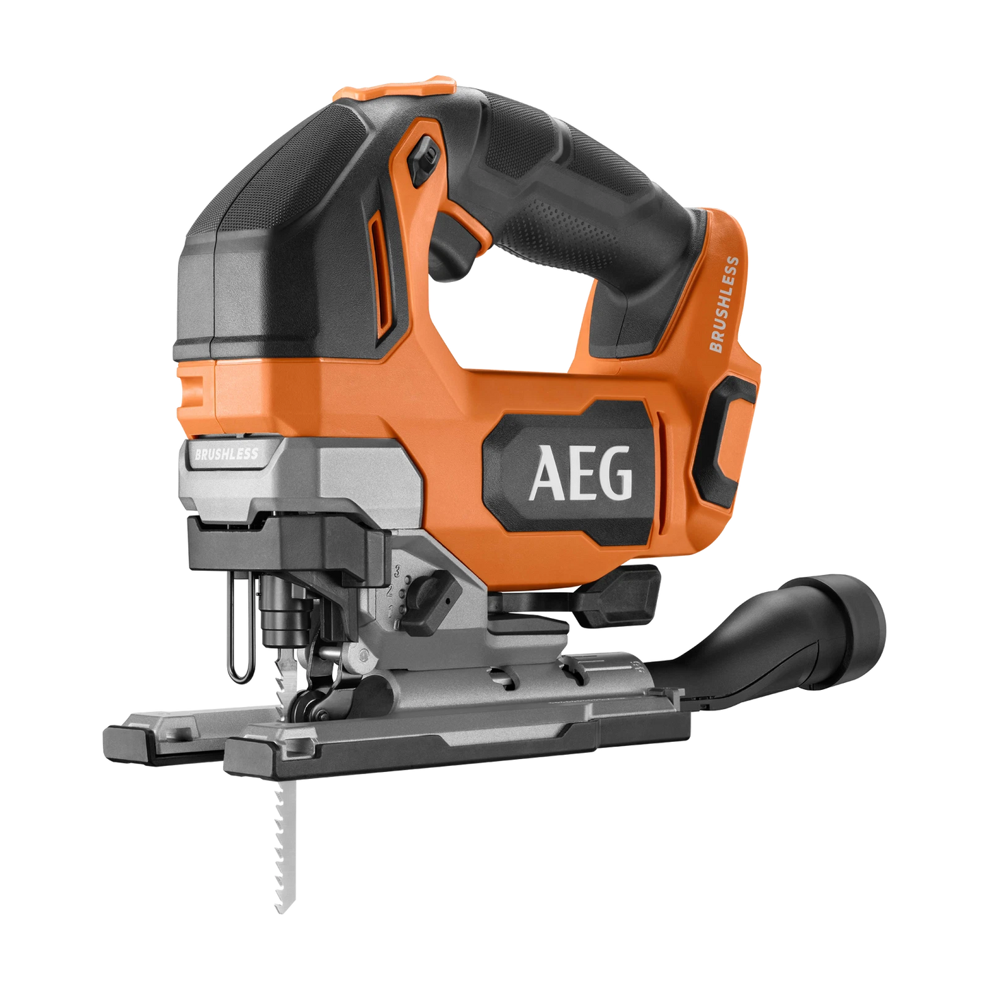 AEG 18V Brushless D-Handle Jigsaw, High Speed, Tool-Free Blade Change, LED Light