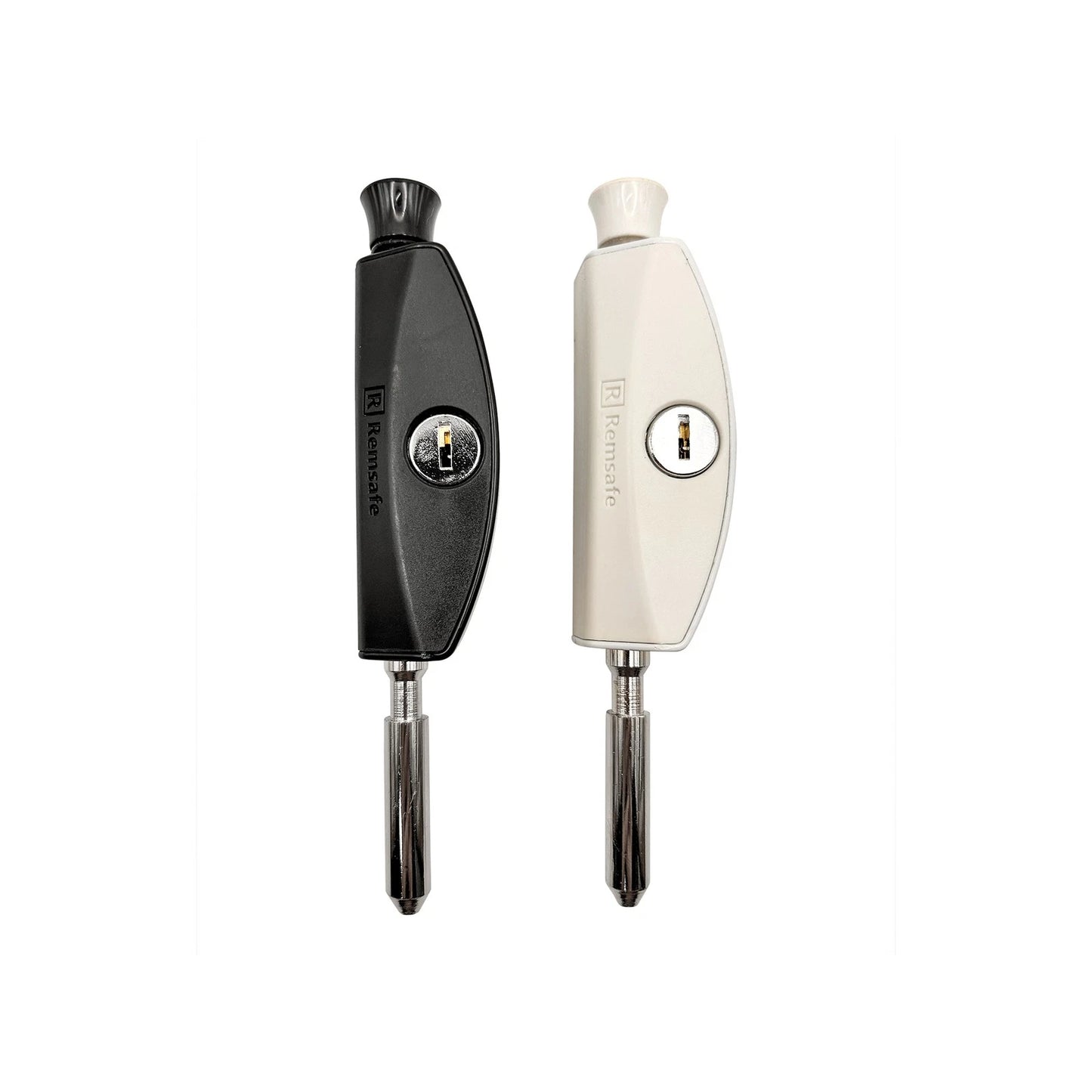 Remsafe White Patio Bolt for Aluminium/Timber Doors - High Security, Keyed Alike, Indoor Use