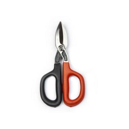 Crescent WISS 178mm Straight Tinner Snips - Hot Drop-Forged Steel, Precision Cutting, Ergonomic Handle