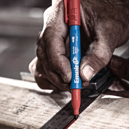 Empire Coloured Fine Marker Pens 4 Pack - Durable, Quick-Dry, Clog-Resistant, Permanent Ink