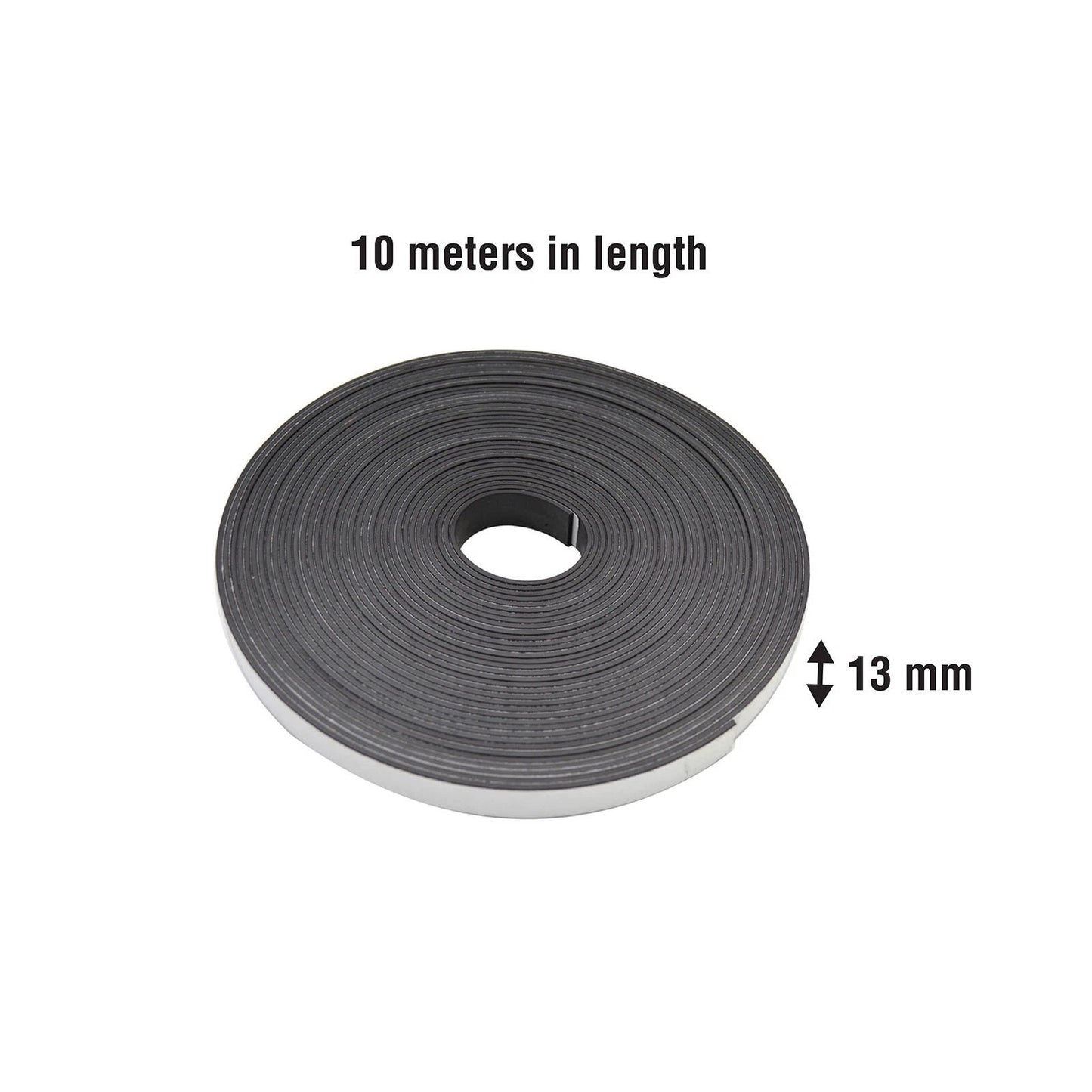 Everhang 10m x 13mm Self-Adhesive Magnetic Strip for Crafts & Home Organization
