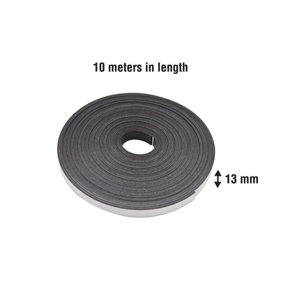 Everhang 10m x 13mm Self-Adhesive Magnetic Strip for Crafts & Home Organization