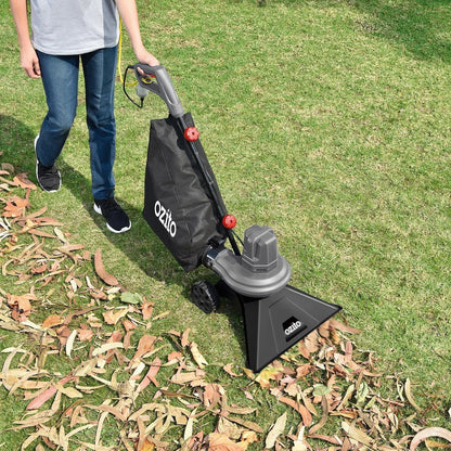 Ozito 1600W Corded Garden Vacuum, 10:1 Mulching, 25L Bag, Lightweight, 529 CFM