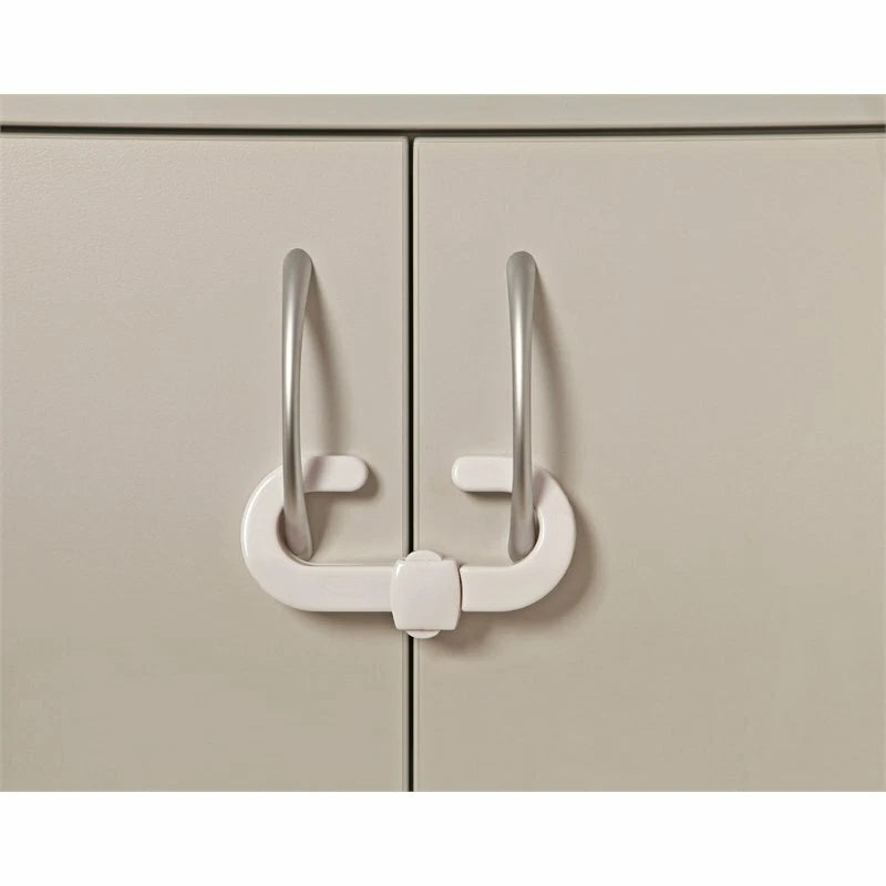 Dreambaby Secure-A-Lock Child Safety Cabinet Lock, Tool-Free, Adjustable, White