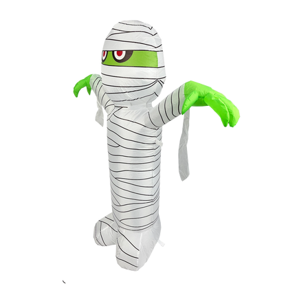 Galah Halloween Scary Mummy Inflatable 1.2M with LED Lights, Indoor/Outdoor Use