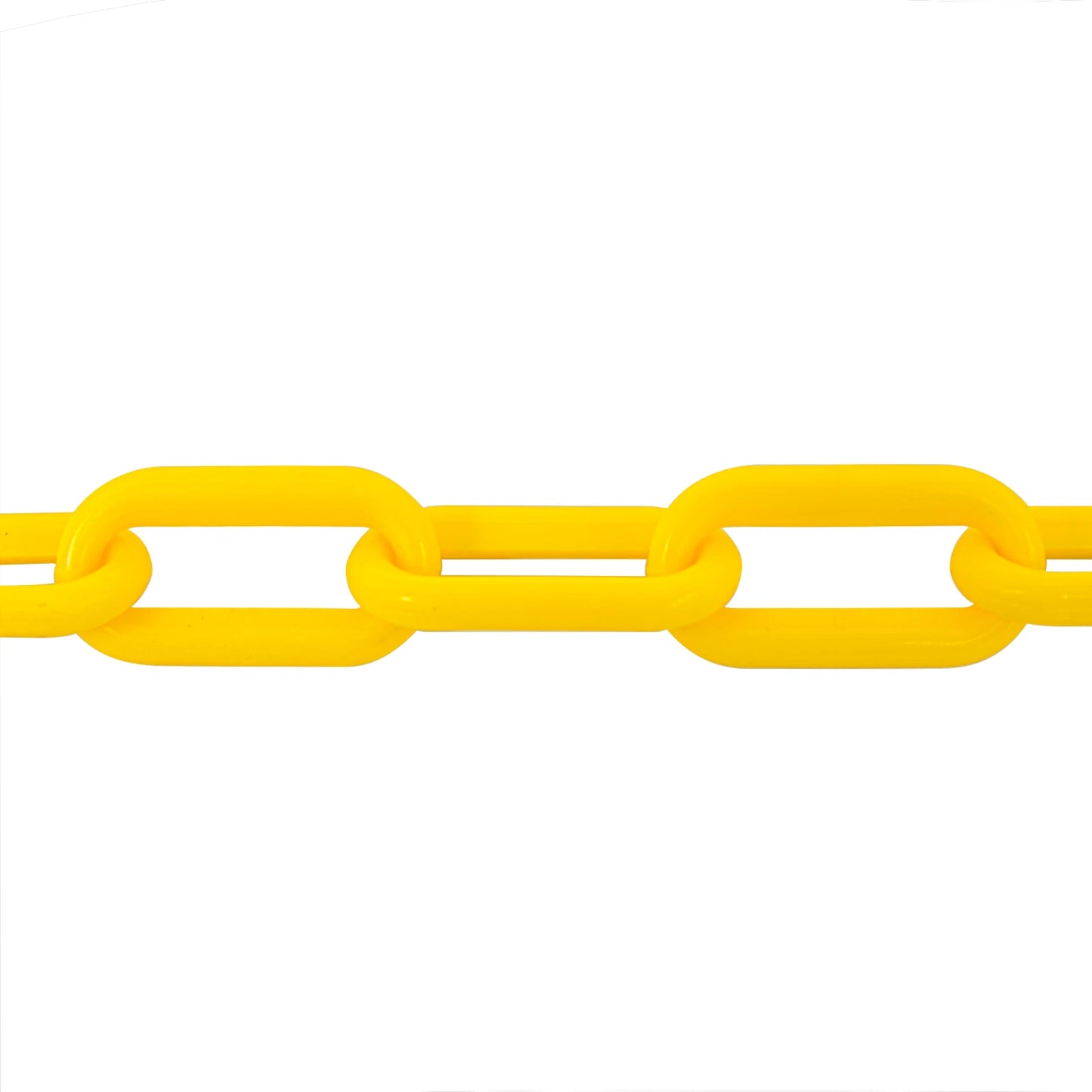 Pinnacle 8mm Yellow Plastic Chain 5/16" x 4m, UV Stabilised, Lightweight Barrier