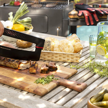Matador Pit Slicer - Stainless Steel BBQ Tool with Ergonomic Handle for Safe, Precise Slicing