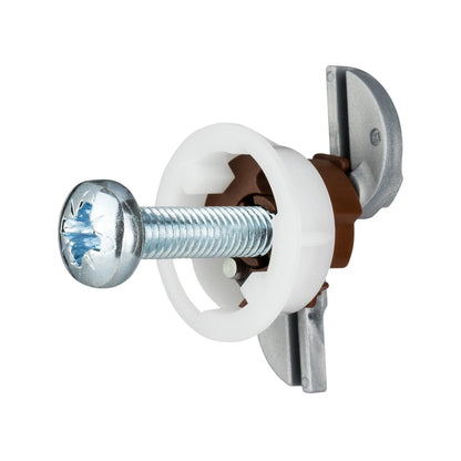 GripIt 20mm Brown Plasterboard Fixing 4 Pcs - High Load, Fast Install, Reusable