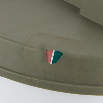 Enders Deluxe Camping Toilet, 35cm Seat, 15L Flush, 17L Waste, Portable with Roller