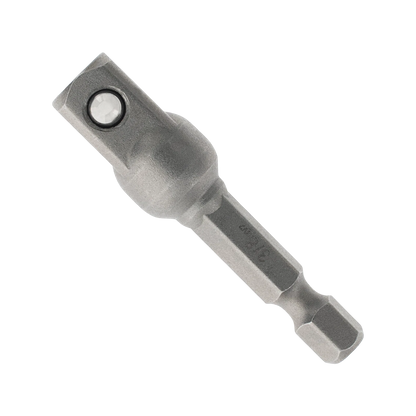 Diablo 3/8" 50mm Socket Adapter - Impact Resistant, Versatile Conversion, Secure Grip
