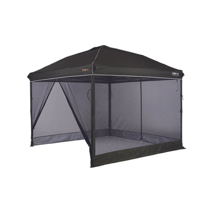 OZtrail 3m Quick Lock Lumos Gazebo with Mesh Walls & Integrated Lighting