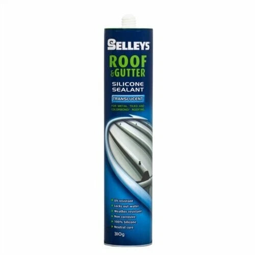 Selleys Roof and Gutter Silicone 310g - Durable, UV Resistant, 25-Year Guarantee