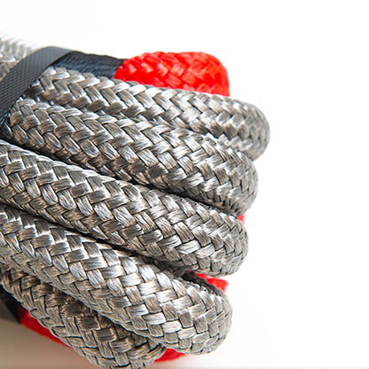 GRUNT Kinetic Nylon Recovery Rope 8000Kgs 19mm x 6m Double Braided with 30% Stretch