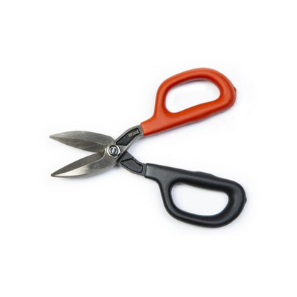 Crescent WISS 178mm Straight Tinner Snips - Hot Drop-Forged Steel, Precision Cutting, Ergonomic Handle