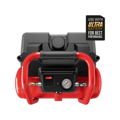 Ozito PXC Cordless 6L Oil-Free Air Compressor 2x18V, Portable, 90L/min Airflow