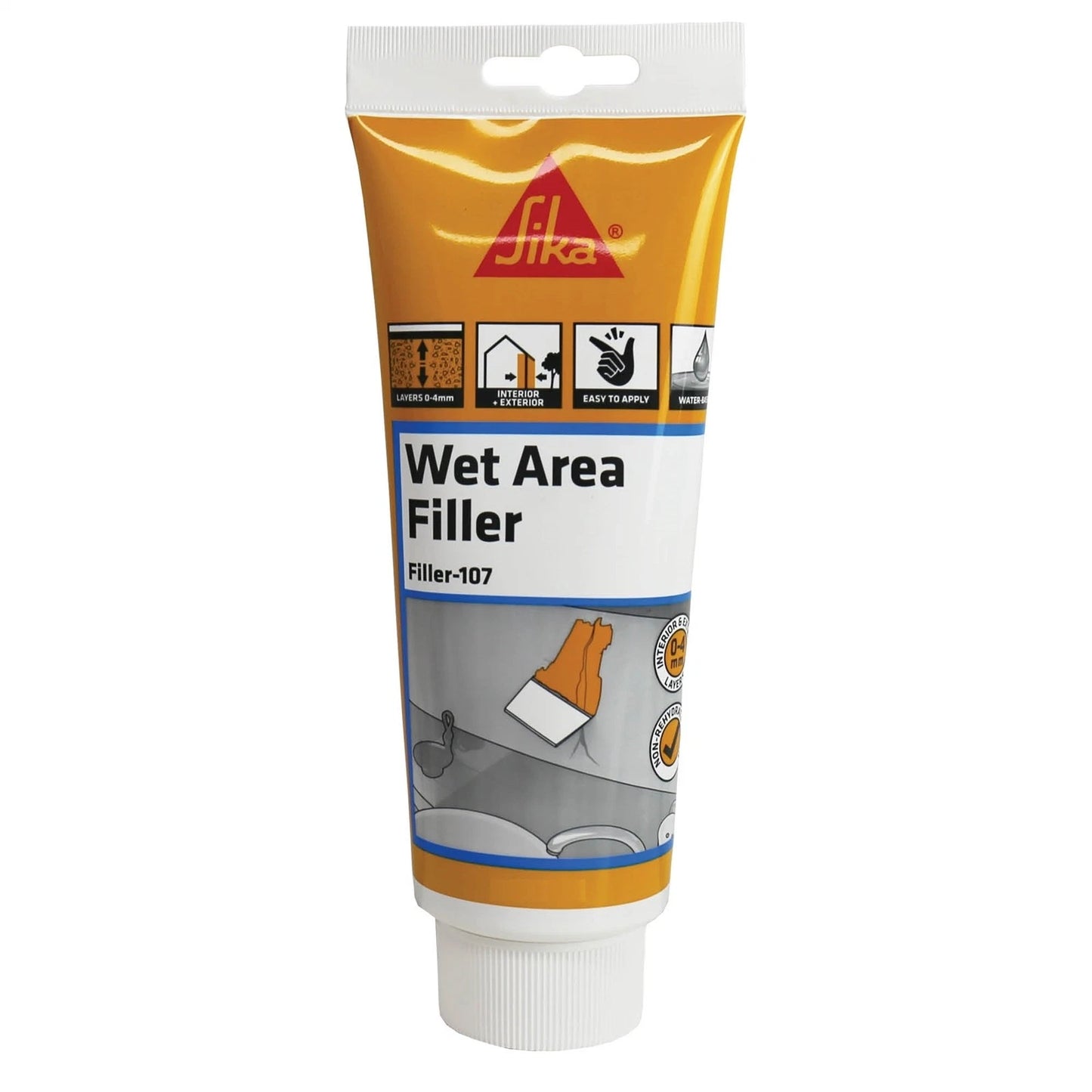 Sika Blue Grey Filler 250ml - Interior/Exterior, Moisture-Resistant, Fast Drying