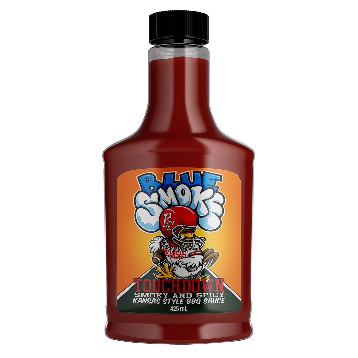 Blue Smoke Kansas BBQ Sauce 425ml - Authentic American Flavour, Gluten Free, Made in Australia