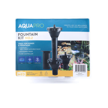AQUAPRO Medium Fountain Kit with Versatile Nozzles & Easy Installation for AP1050/AP3000 Pumps