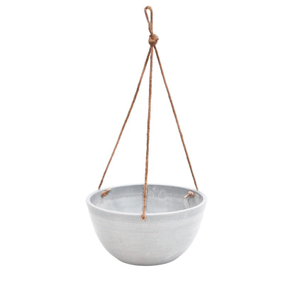 Respect 31cm Grey Green Earth Hanging Planter - UV Resistant, Indoor/Outdoor, 20kg Load