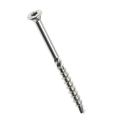 Zenith Easy-Fix SS304 Decking Screws T20 10G x 65mm - 250 Pack, Corrosion Resistant