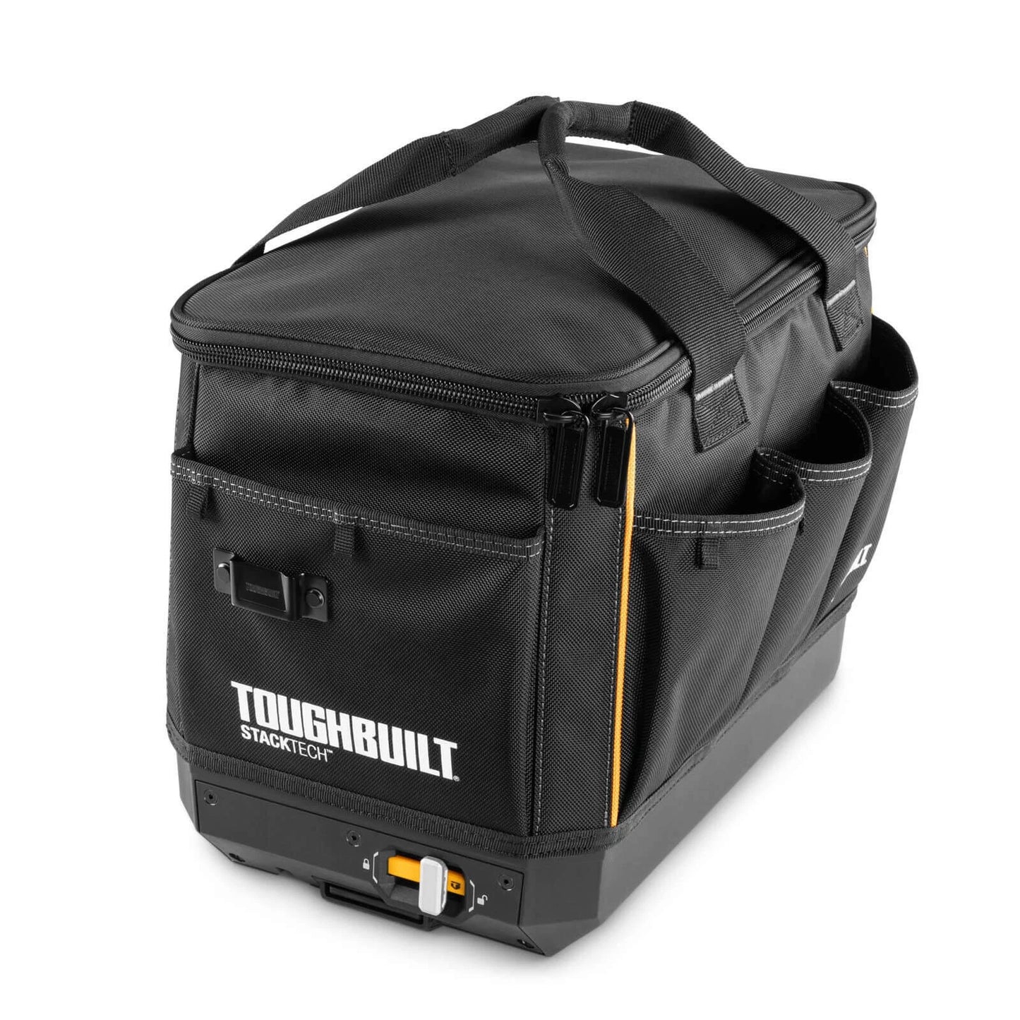 ToughBuilt StackTech Tool Bag, Fast Stacking, Auto-Locking, Durable 1680D Fabric, Waterproof Base