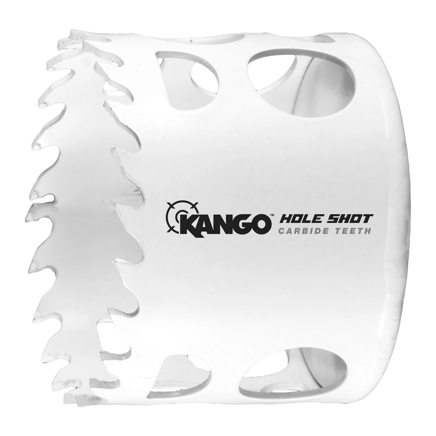Kango 60mm Carbide Teeth Hole Saw - Multi-Material Cutting, Rapid Removal Slots
