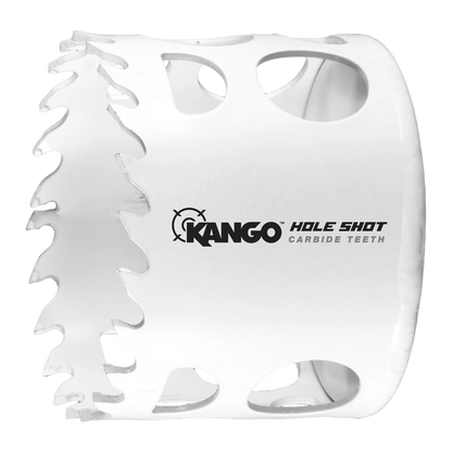 Kango 60mm Carbide Teeth Hole Saw - Multi-Material Cutting, Rapid Removal Slots