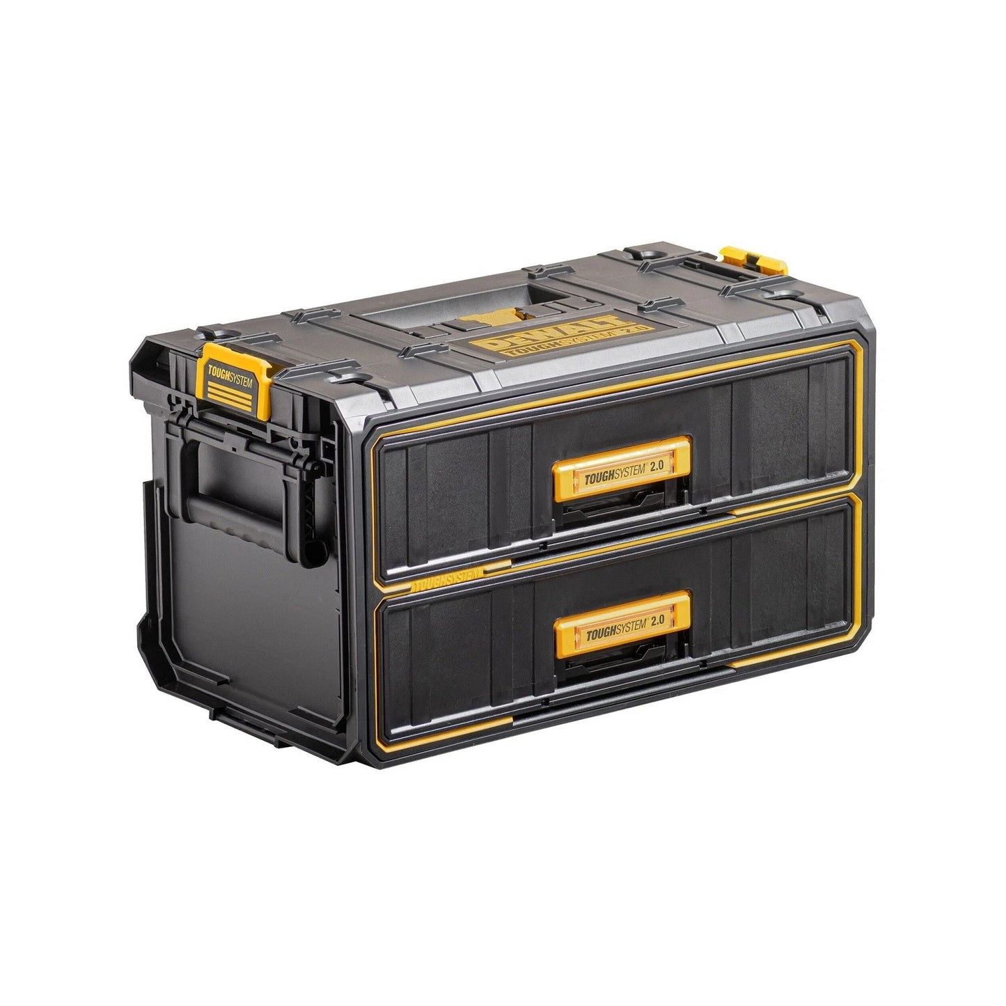 DeWALT TOUGHSYSTEM 2.0 2x Drawer Tool Box with Secure Latches & Side Handles