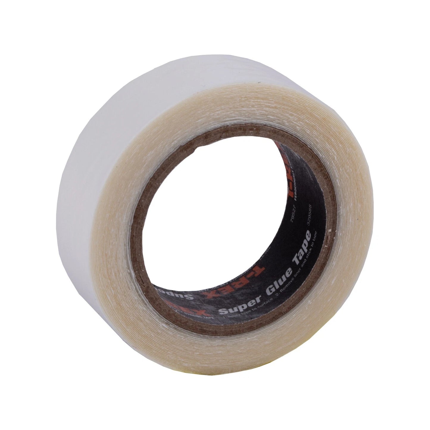 T-Rex Clear Double Sided Super Glue Tape 19mm x 4.5m - Strong, Versatile Adhesion