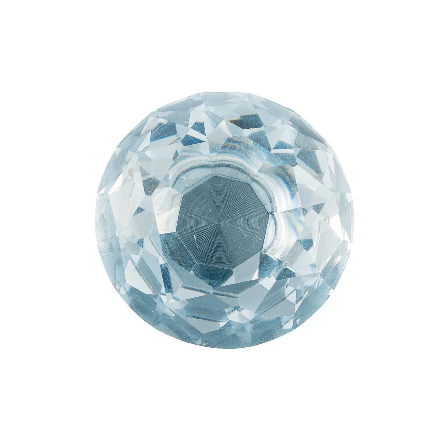 Taskmaster 40mm Crystal Knobs 4 Pack - Easy Install, Contemporary Design, Transparent
