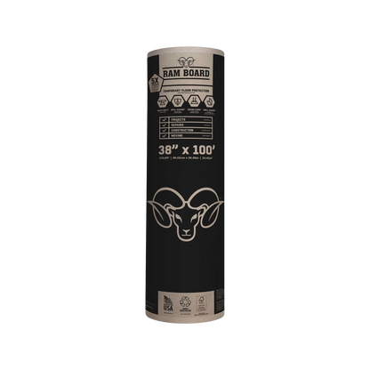 Ramboard Heavy-Duty Temporary Floor Protection 965mm x 30.48m - Reusable, Spill Guard™