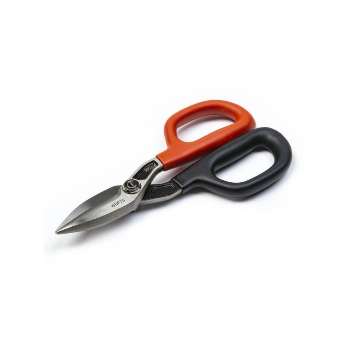 Crescent WISS 178mm Straight Tinner Snips - Hot Drop-Forged Steel, Precision Cutting, Ergonomic Handle