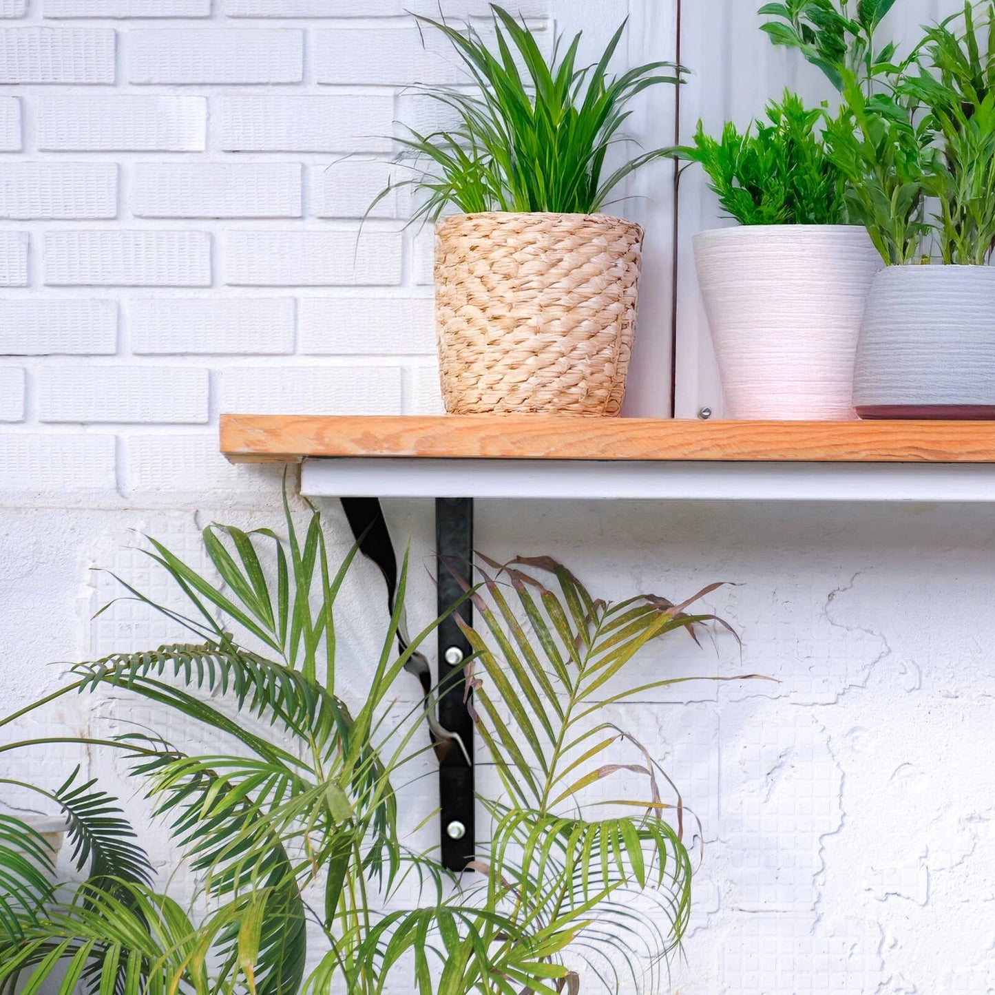 Carinya Heavy Duty 400x250mm Zinc Plated Twisted Stay Bracket 300kg Load Capacity