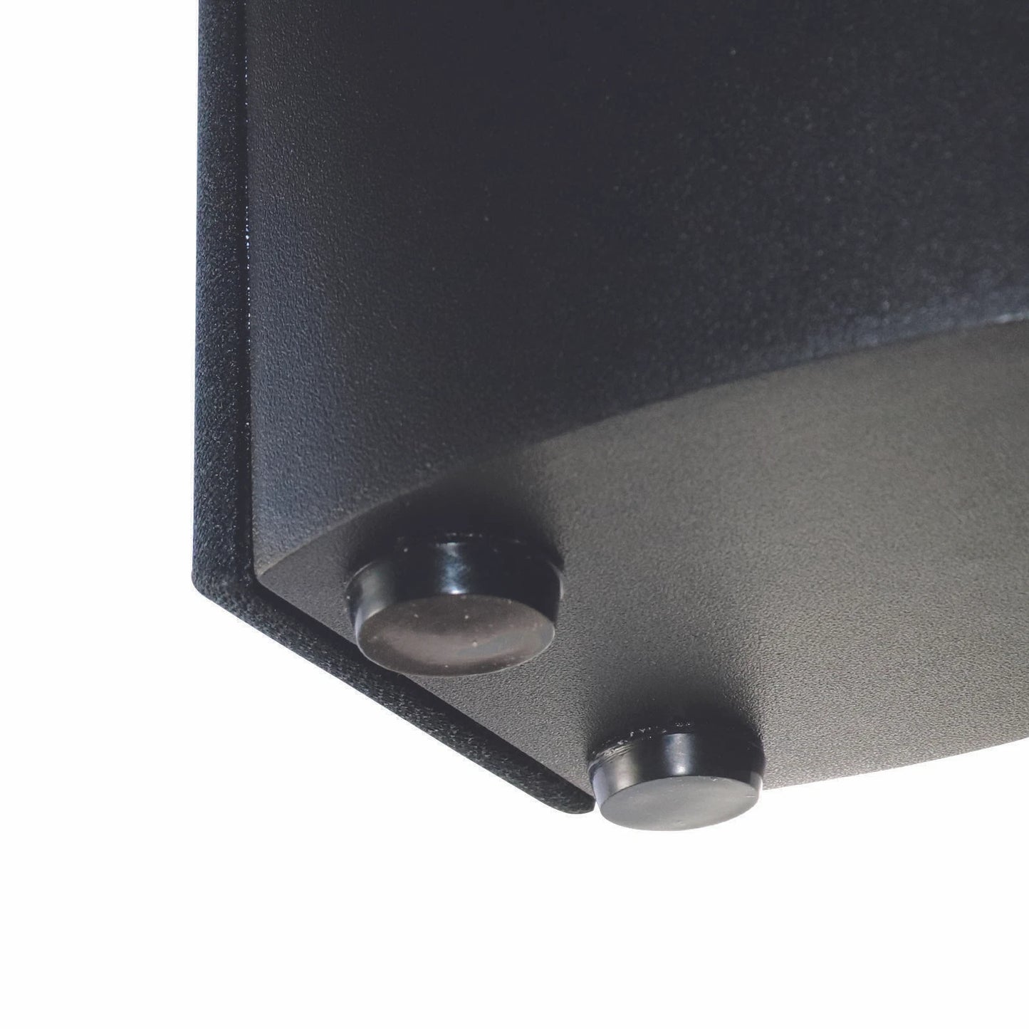 Surface Gard 18mm Black Round Floor Protectors - 6 Pack, Reduces Scratches & Noise