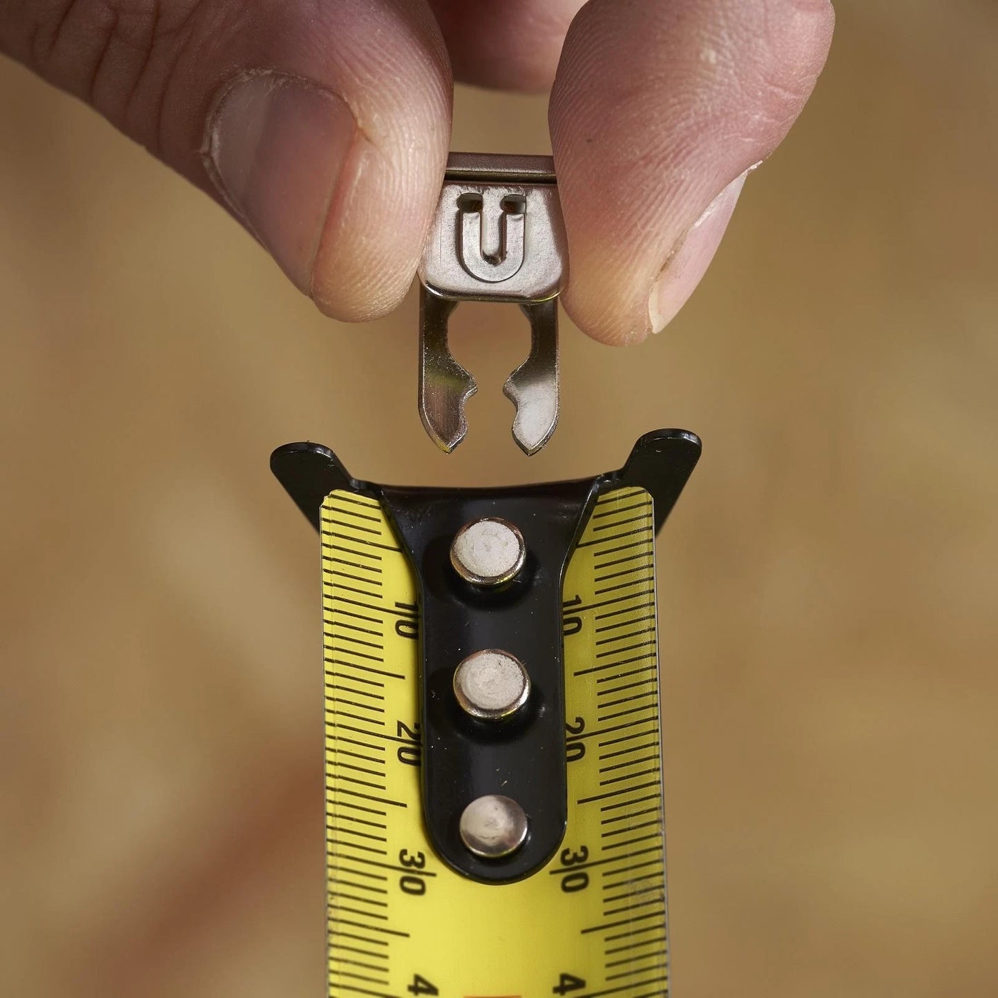 Stanley 10m Control Lock Tape Measure, Ergonomic, Double-Sided, Magnetic, BladeArmor® Coating