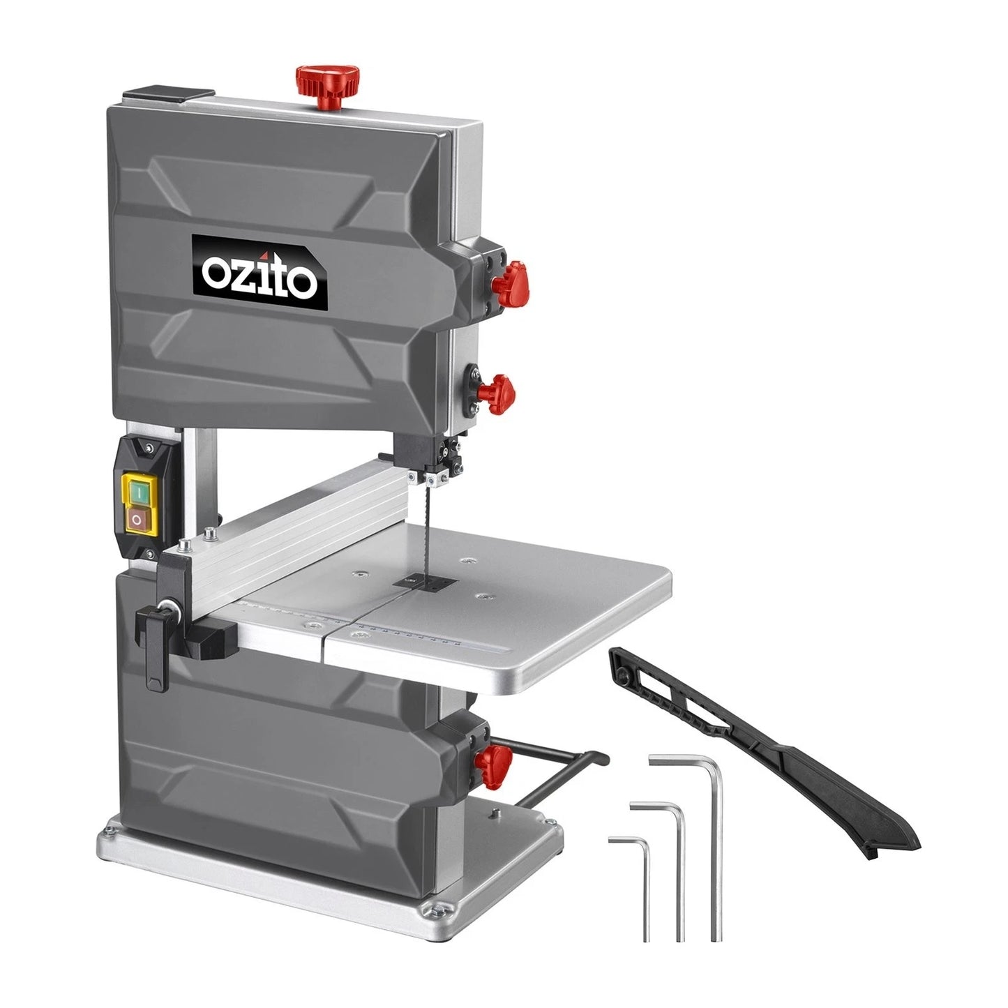 Ozito 250W 200mm Bandsaw with Adjustable Cutting Height & Tilting Table