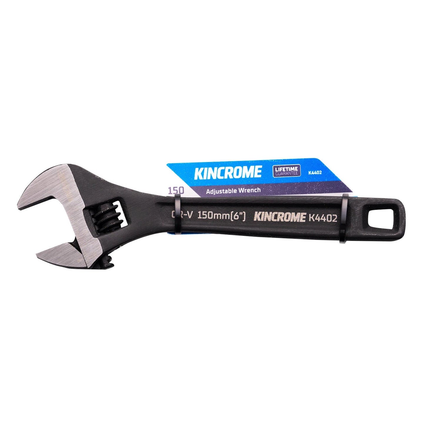 Kincrome Adjustable Wrench 150mm - 19mm Jaw, Black Phosphate, CR-V Steel