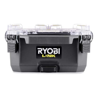 Ryobi LINK Small Compact Parts Organiser, Detachable Bins, IP65 Water & Dust Resistant