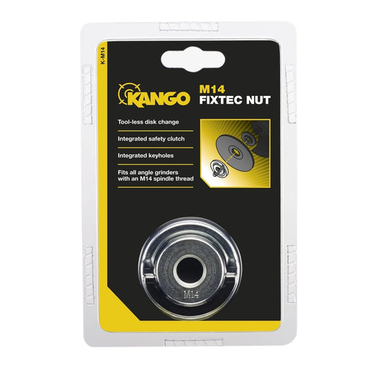 Kango M14 Fixtec Nut for Angle Grinders - Quick Disc Change, Safety Clutch, Steel