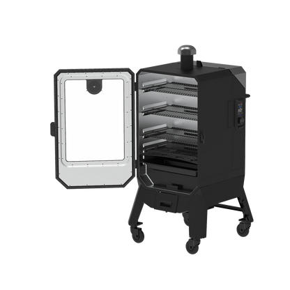 Pit Boss Pro 4 Vertical Pellet Smoker with Smart Control, 5-in-1 Cooking, Large Capacity